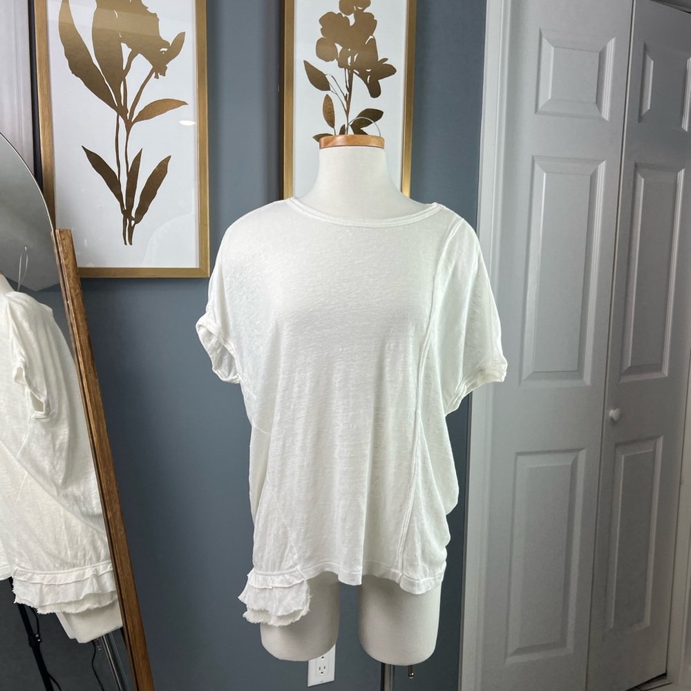 Pas de Calais size 36, Small, white linen